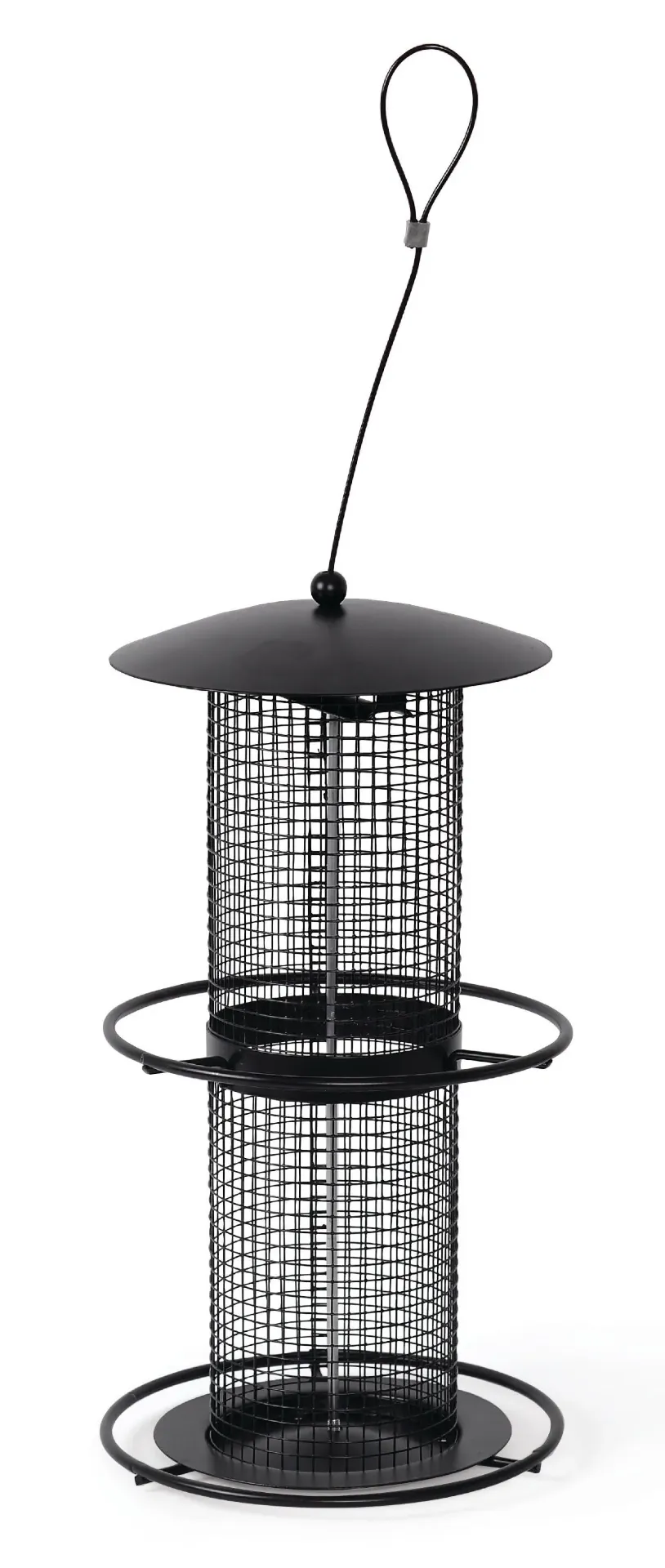 [NG_2366] Fågelmatare nöt Stylish svart 35cm