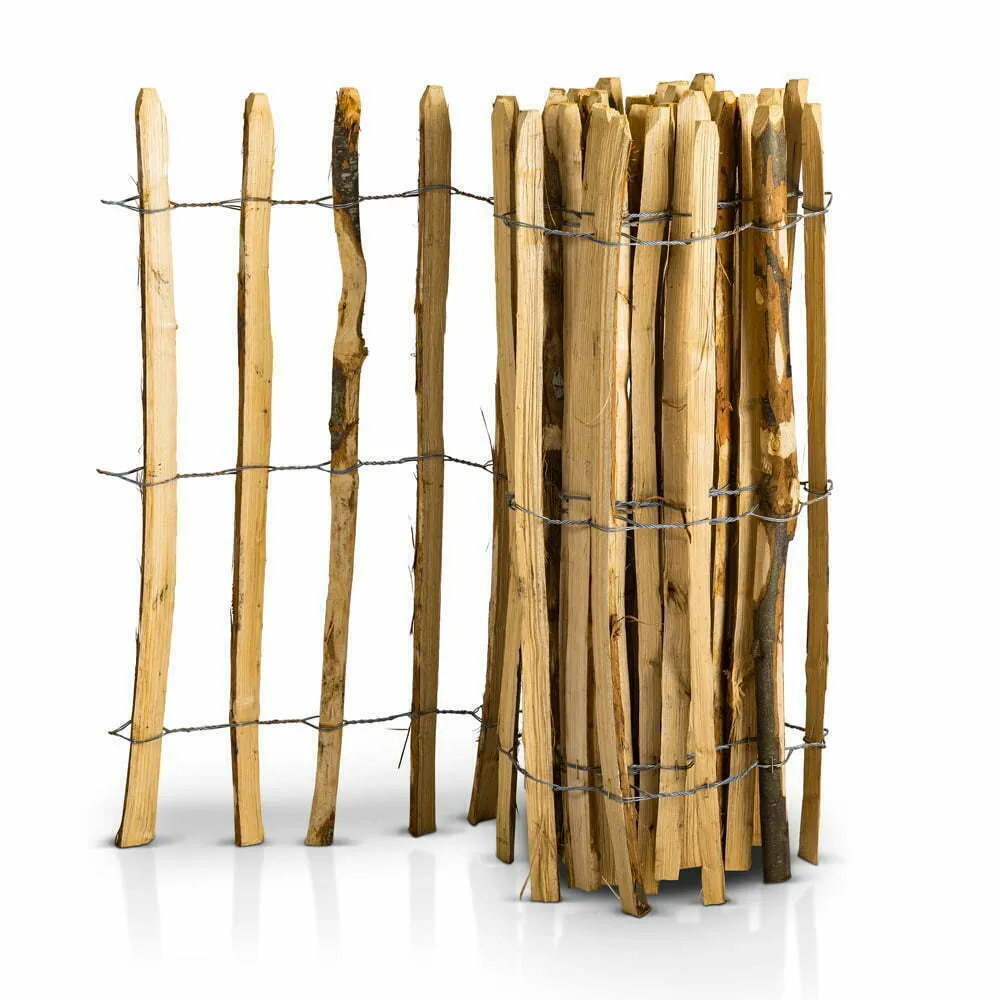 Kastanjestaket 1,0m (7,5cm) 10m - gles