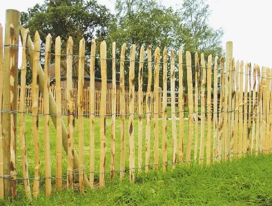 Kastanjestaket 1,8m (7,5cm) 5m - gles